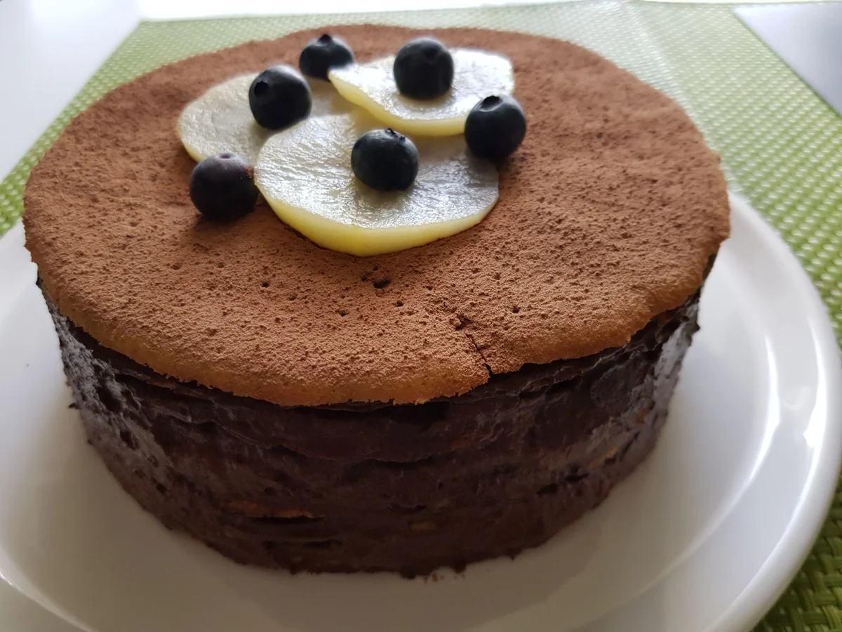 Rezept: Torte "Birne Helene" Bild Nr. 14222 Torte "Birne Helene" - Rezept - Bild Nr. 14222