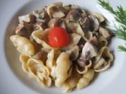 Knoblauch-Champignons mit Gnocchi - Rezept - Bild Nr. 2