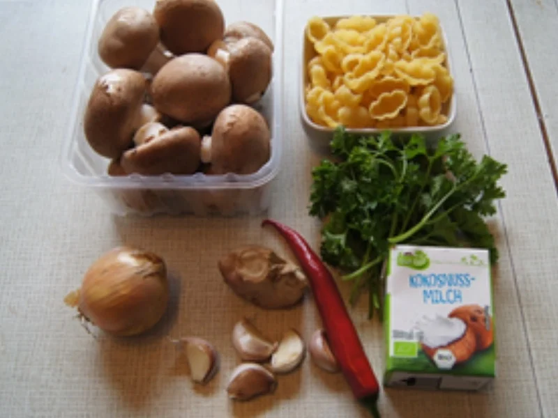 Knoblauch-Champignons mit Gnocchi - Rezept - Bild Nr. 3