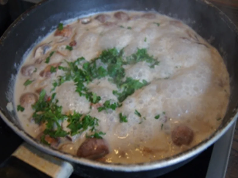 Knoblauch-Champignons mit Gnocchi - Rezept - Bild Nr. 14