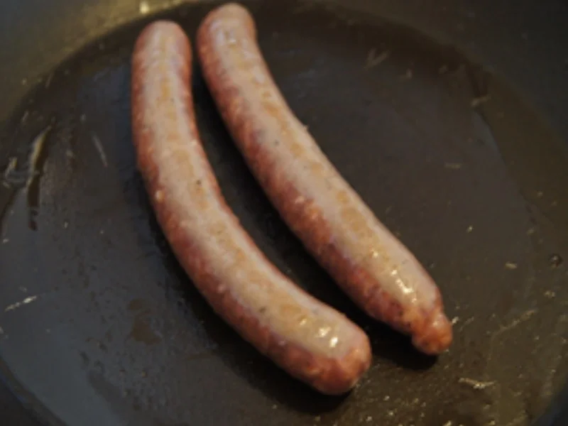 Kalbsbratwurst mit Möhren-Paprika-Rahm-Gemüse aus dem Wok - Rezept - Bild Nr. 6
