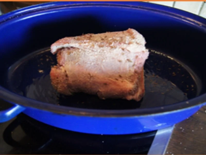 Rezept: Kalbshaxe mit Sauce und Kartoffel-Radieschen-Salat Bild Nr. 8 Kalbshaxe mit Sauce und Kartoffel-Radieschen-Salat - Rezept - Bild Nr. 8