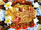 Omelette mit grünem Spargel und Bacon - Rezept - Bild Nr. 14239