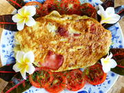 Omelette mit grünem Spargel und Bacon - Rezept - Bild Nr. 14239