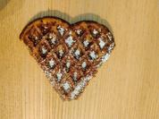 Waffeln mit Bananen aus Dinkelsauerteig - Rezept - Bild Nr. 14241