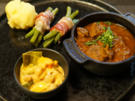 Malzbiergulasch im Römertopf mit hausgemachten Kartoffelklößchen und dazu Böhnchen - Rezept - Bild Nr. 2