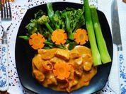 Thai-Curry mit Huhn und Süßkartoffeln - Rezept - Bild Nr. 14242