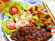 Süß-saures Fischfilet mit Brokkoli und Mandarin-Blütenreis - Rezept - Bild Nr. 2