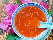 Thailändische, rote Süß-Sauer-Scharfe Sauce -Naam Jim Priau Wan - Rezept - Bild Nr. 14242