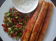 Zigarren Börek mit Hack und Feta - Rezept - Bild Nr. 2