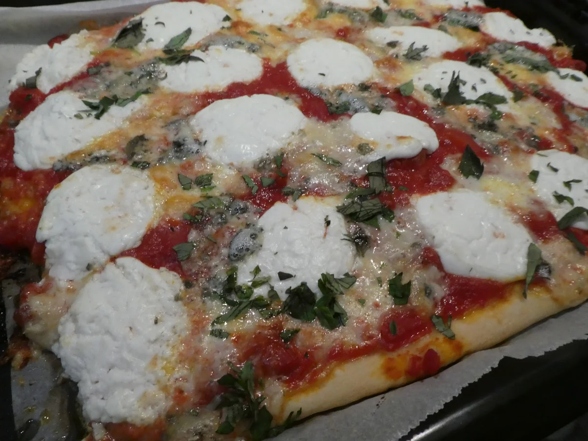 Dreierlei Käse-Pizza - Rezept - Bild Nr. 14253