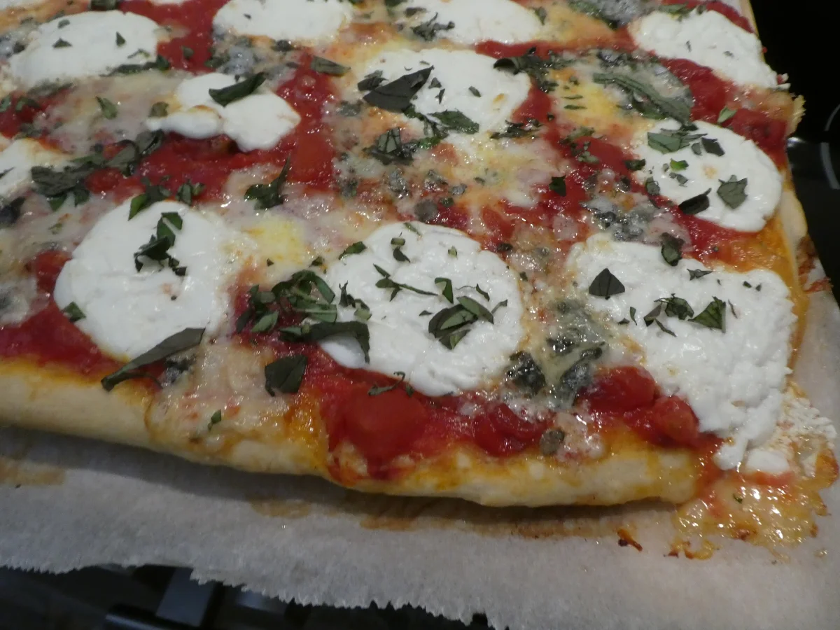 Dreierlei Käse-Pizza - Rezept - Bild Nr. 14254