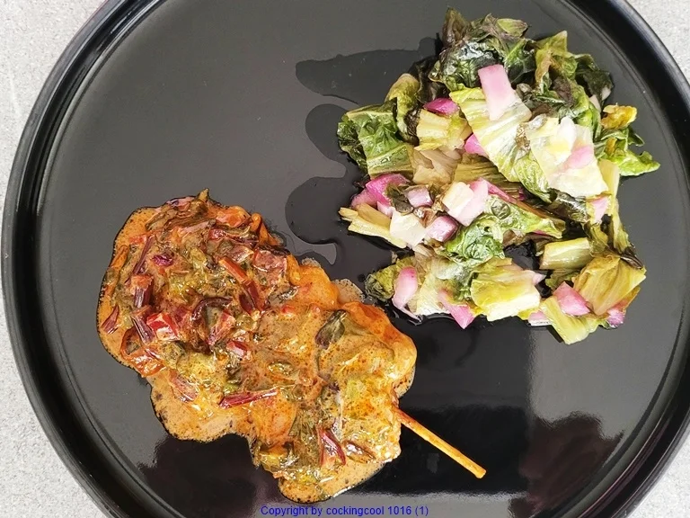 Rezept: Filetspiess mit Salat oder Pakchoigemüse und einer herzhafter Sosse Bild Nr. 13 Filetspiess mit Salat oder Pakchoigemüse und einer herzhafter Sosse - Rezept - Bild Nr. 13