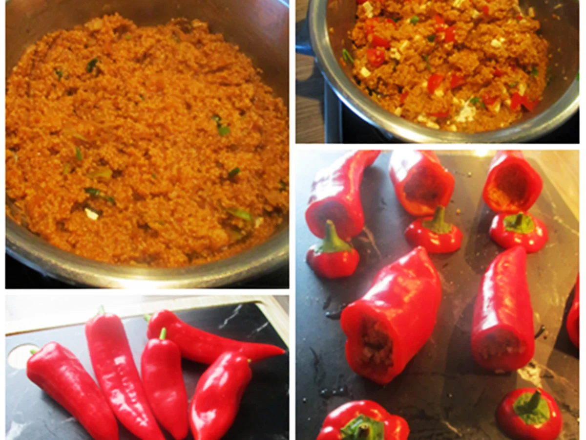 Rezept: Gefüllte Spitzpaprika mit Couscous Bild Nr. 5 Gefüllte Spitzpaprika mit Couscous - Rezept - Bild Nr. 5