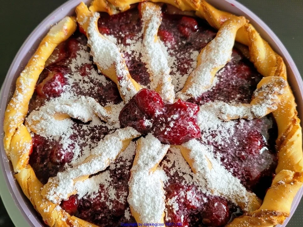 Milchreis Kirsch Kuchen spanischer Art - kulinarische Weltreise - Rezept - Bild Nr. 20