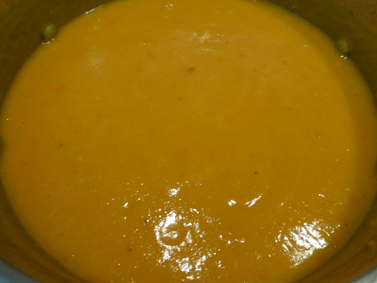 Hokkaido-Suppe mit gebratenem Spargel - Rezept - Bild Nr. 12
