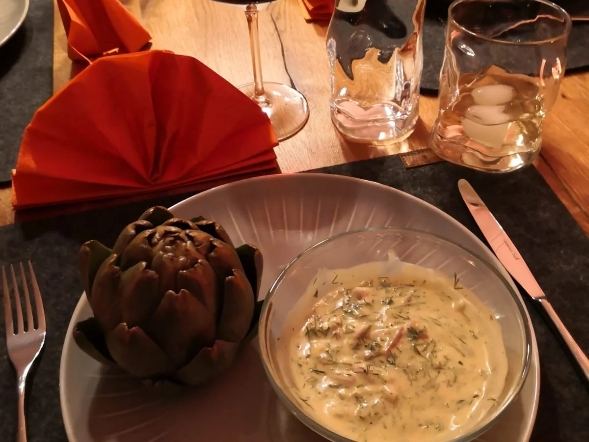 Artischocken mit Senf-Vinaigrette - Rezept - Bild Nr. 14253