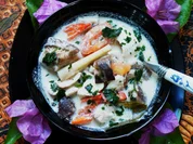Hühnersuppe mit Zitronengras – Tom Khaa Gai - Rezept - Bild Nr. 14253