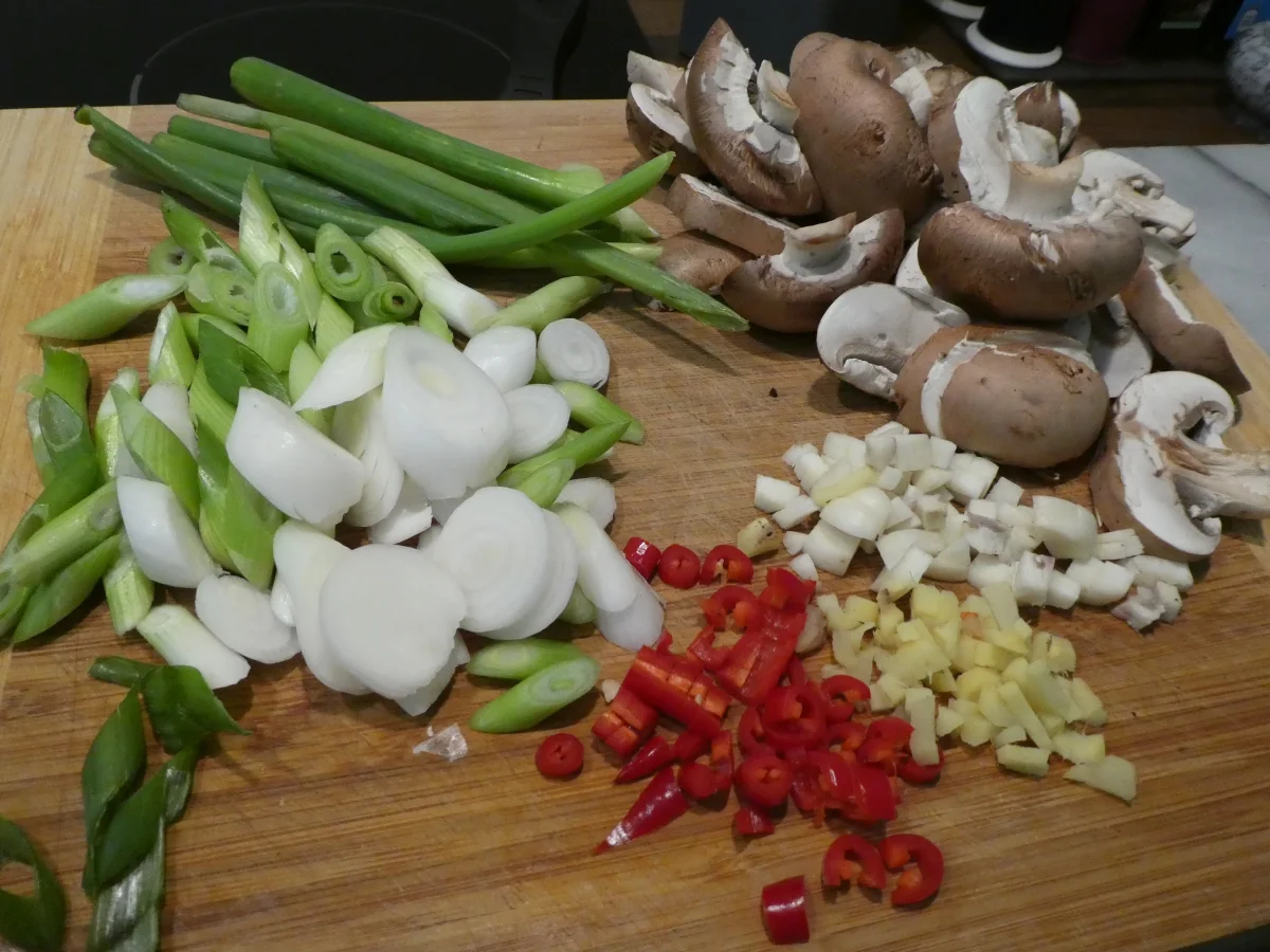 Rezept: Gemüse-Bratreis mit Spiegelei Bild Nr. 14256 Gemüse-Bratreis mit Spiegelei - Rezept - Bild Nr. 14256