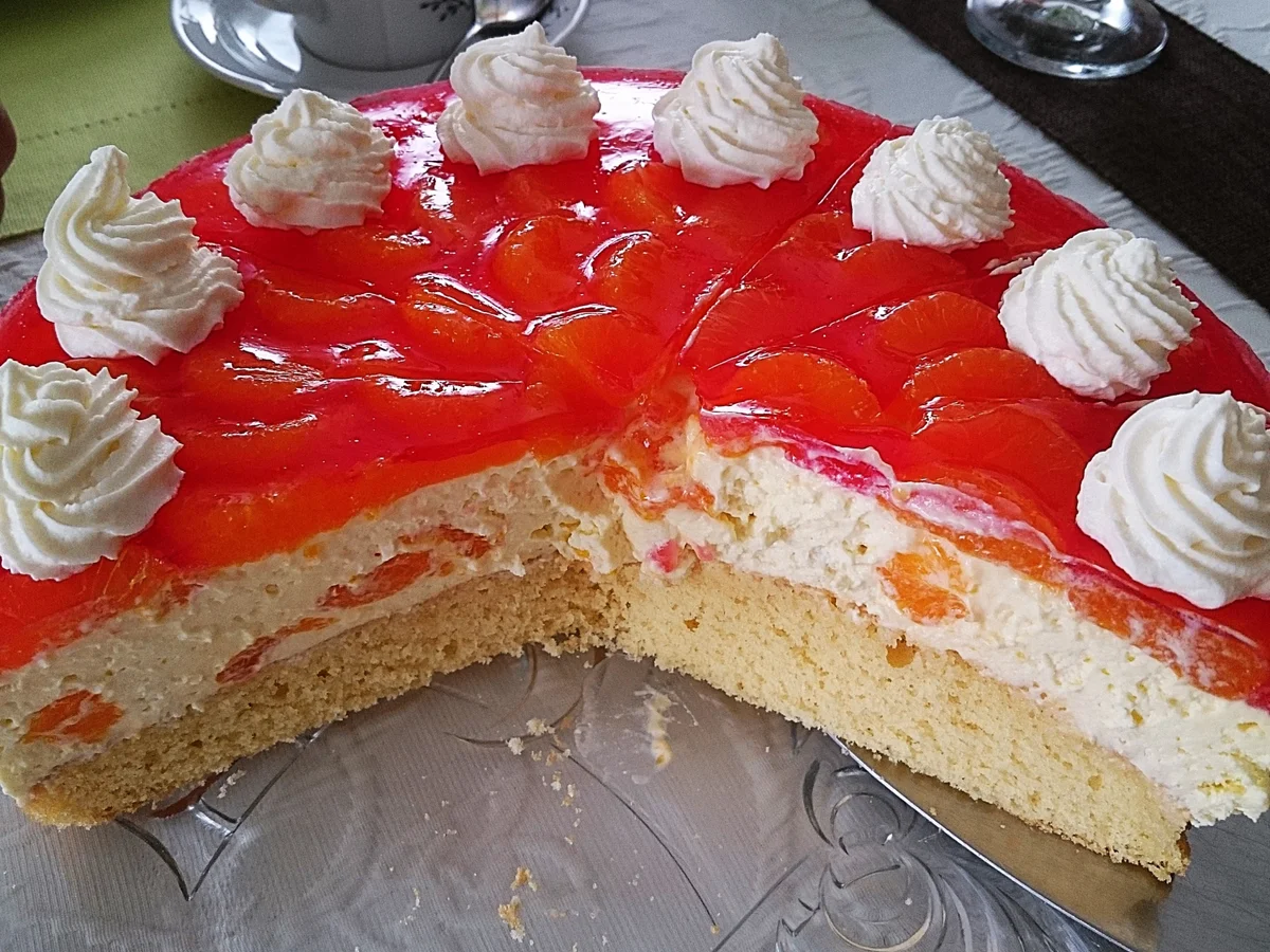 Rezept: Mandarinen-Schmand-Torte Bild Nr. 8 Mandarinen-Schmand-Torte - Rezept - Bild Nr. 8