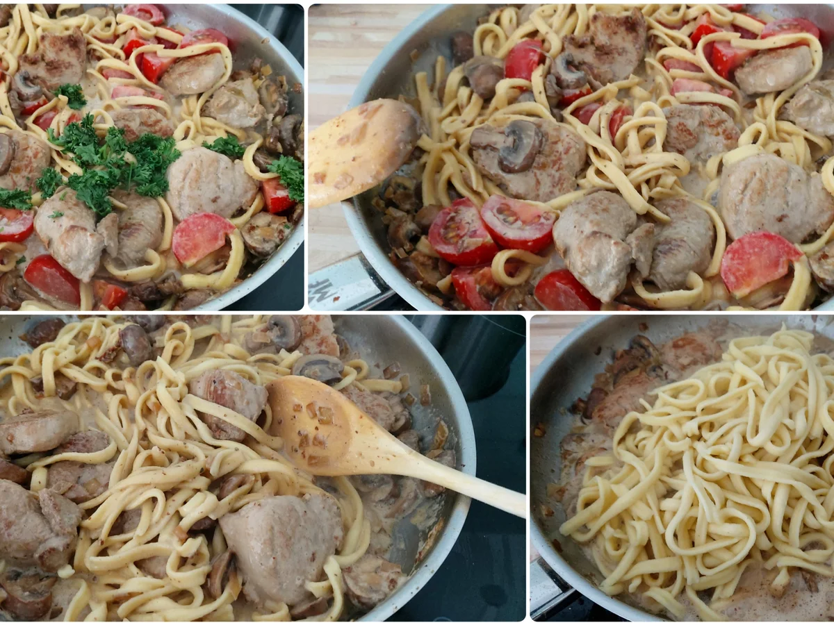 Rezept: Schnelle Jägerpfanne Bild Nr. 14271 Schnelle Jägerpfanne - Rezept - Bild Nr. 14271