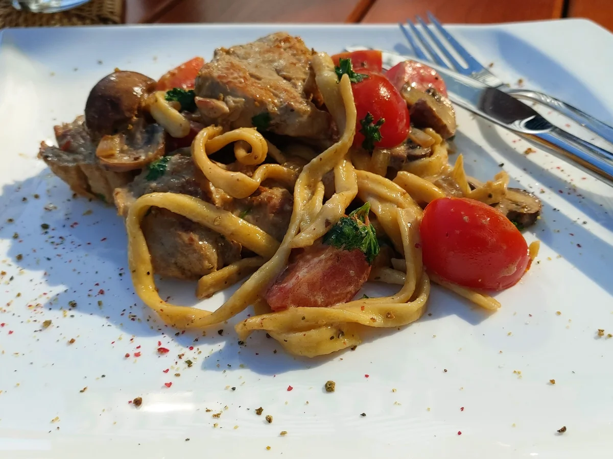 Rezept: Schnelle Jägerpfanne Bild Nr. 14264 Schnelle Jägerpfanne - Rezept - Bild Nr. 14264