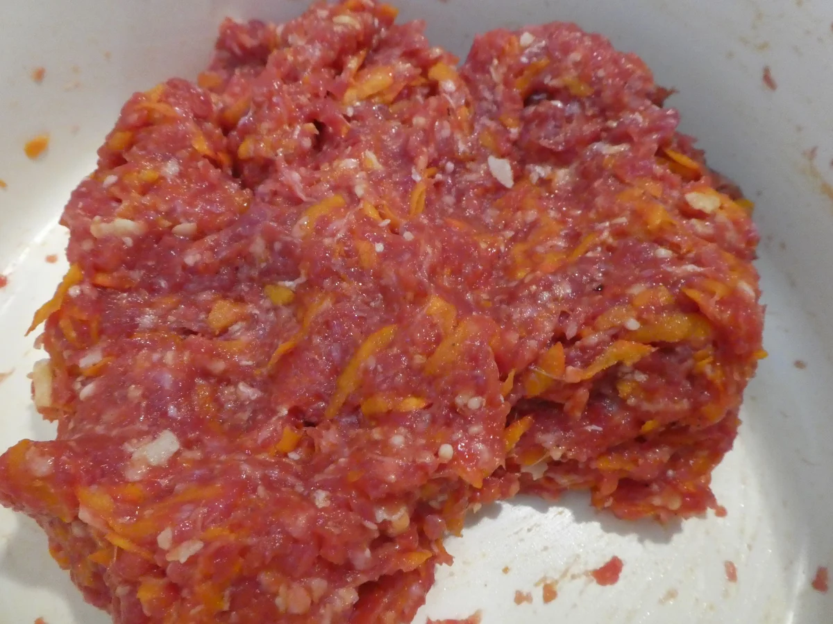 Rezept: Kürbis-Hackbällchen mit Tomaten-Kürbis-Pasta Bild Nr. 14258 Kürbis-Hackbällchen mit Tomaten-Kürbis-Pasta - Rezept - Bild Nr. 14258