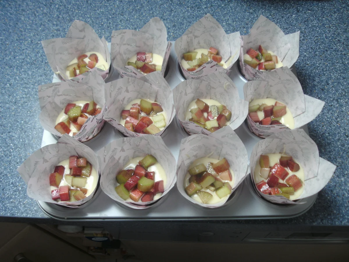 Rhabarbermuffins - Rezept - Bild Nr. 14268