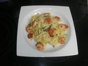 Spargelpasta mit Garnelen - Rezept - Bild Nr. 14264