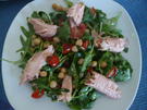 Kichererbsen Salat mit geräucherter Forelle - Rezept - Bild Nr. 2