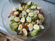 Gemischter Salat mit Wachteleiern - Rezept - Bild Nr. 14264