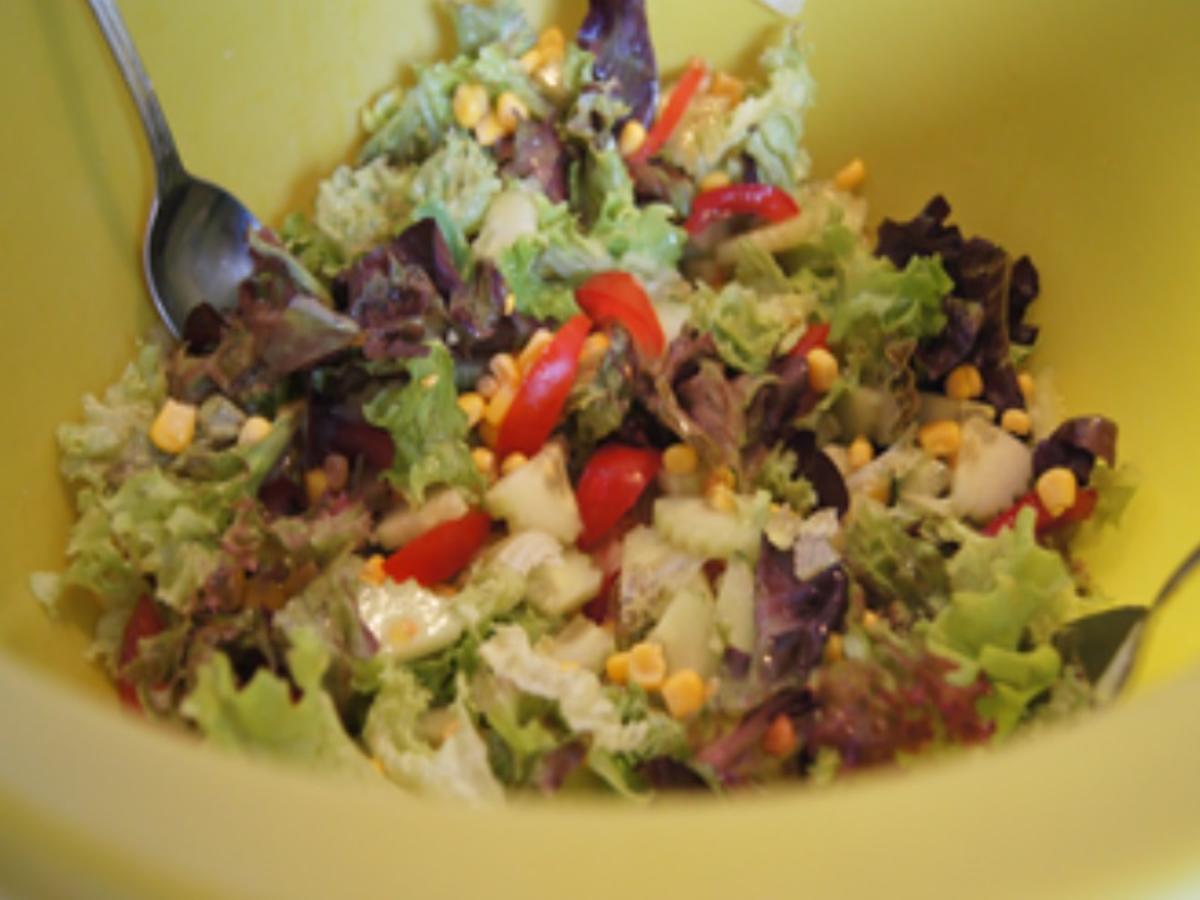 Gemischter Salat mit Wachteleiern - Rezept - Bild Nr. 14276