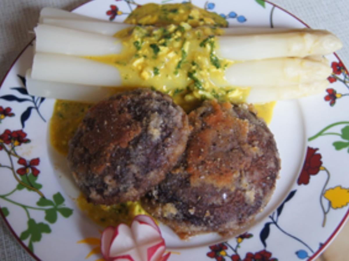 Falsche Kalbsschnitzel mit Spargel und pikanter Sauce - Rezept - Bild Nr. 22