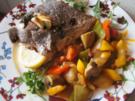 Lachsforelle aus dem Backofen mit Wok-Gemüse - Rezept - Bild Nr. 2