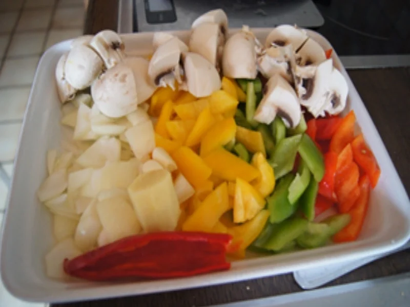 Lachsforelle aus dem Backofen mit Wok-Gemüse - Rezept - Bild Nr. 7