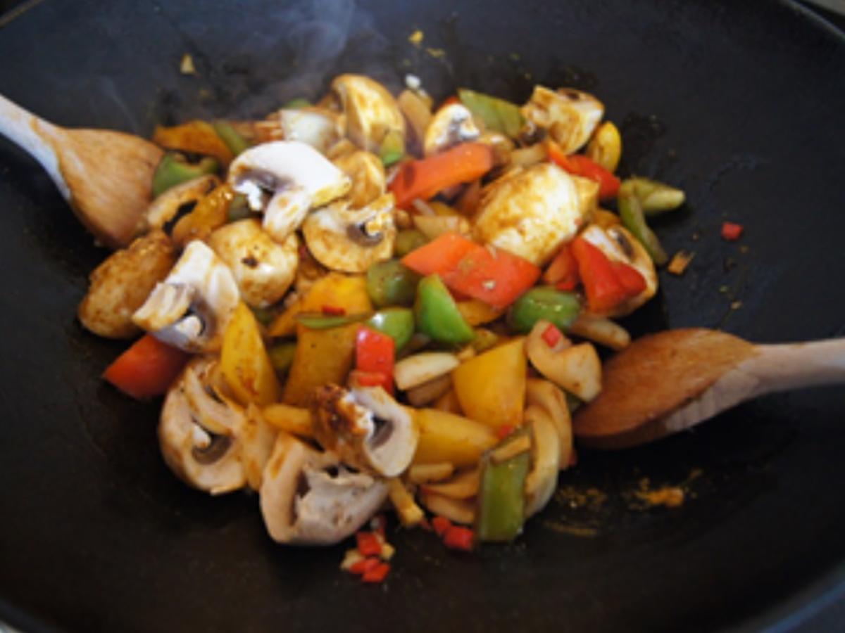 Lachsforelle aus dem Backofen mit Wok-Gemüse - Rezept - Bild Nr. 11