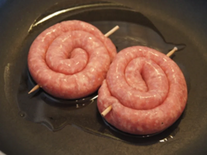 Bratwurstschnecke mit Möhrenblüten-Kohlrabi-Gemüse - Rezept - Bild Nr. 4