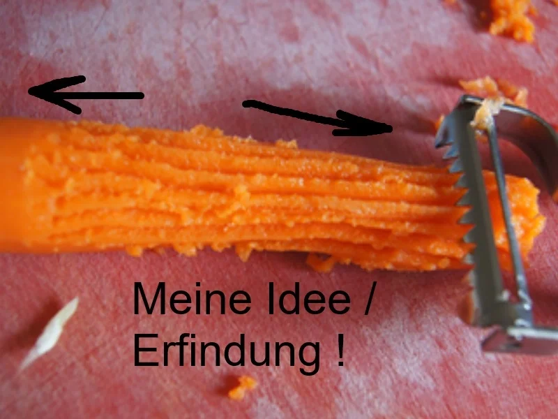 Bratwurstschnecke mit Möhrenblüten-Kohlrabi-Gemüse - Rezept - Bild Nr. 5