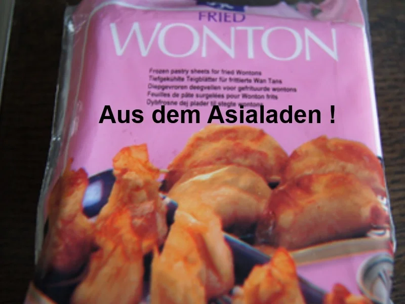 Gebackene Wan-Tan mit Erdbeerfüllung - Rezept - Bild Nr. 4