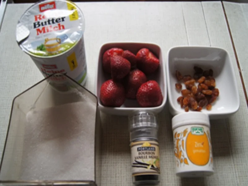 Erdbeer-Buttermilch-Smoothie - Rezept - Bild Nr. 14291