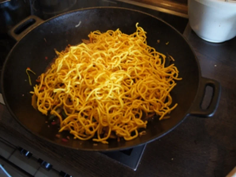 Rezept: Mie-Nudeln mit Rinderhackfleisch und Gemüsemix Bild Nr. 14328 Mie-Nudeln mit Rinderhackfleisch und Gemüsemix - Rezept - Bild Nr. 14328