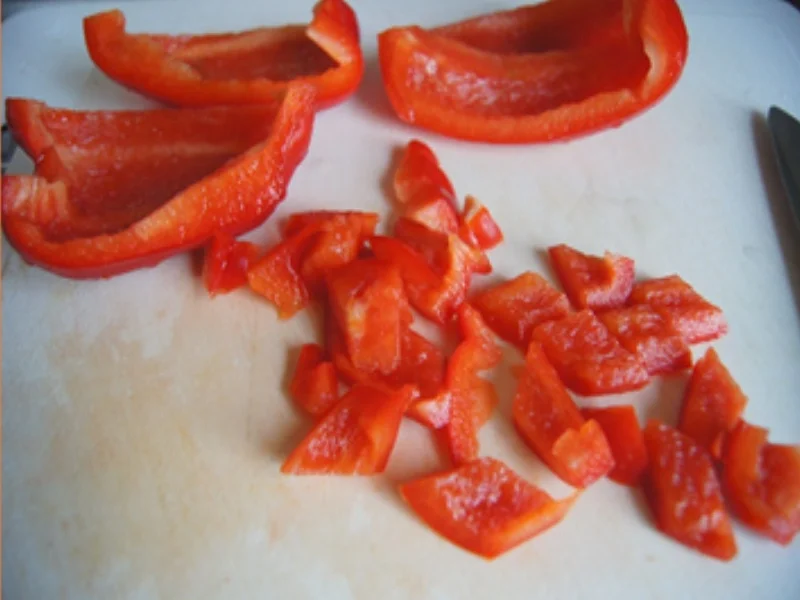 Rezept: Paprika Nackensteak mit gemischten Salat und Piraten-Pfeffer-Ring Bild Nr. 6 Paprika Nackensteak mit gemischten Salat und Piraten-Pfeffer-Ring - Rezept - Bild Nr. 6