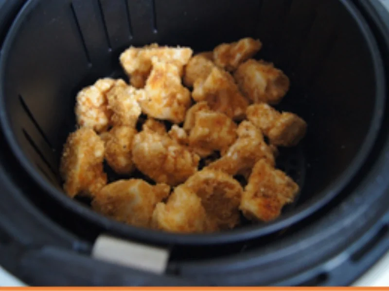 Rezept: Mini Knusper Schnitzel mit knusprigen Blumenkohlröschen aus der Heißluftfritteuse Bild Nr. 5 Mini Knusper Schnitzel mit knusprigen Blumenkohlröschen aus der Heißluftfritteuse - Rezept - Bild Nr. 5