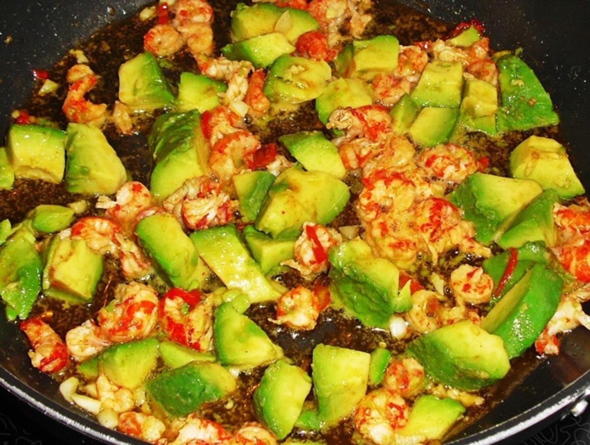 Avocado-Flußkrebs-Pfanne - Rezept - Bild Nr. 14307