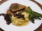 Coeur de filet de boeuf, sauce à l’estragon, légumes et tagliatelles maison - Rezept - Bild Nr. 14307