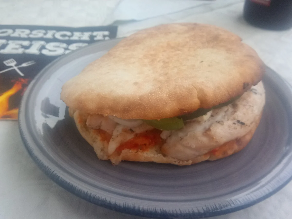 Gefüllte Pita Taschen - Rezept - Bild Nr. 14319