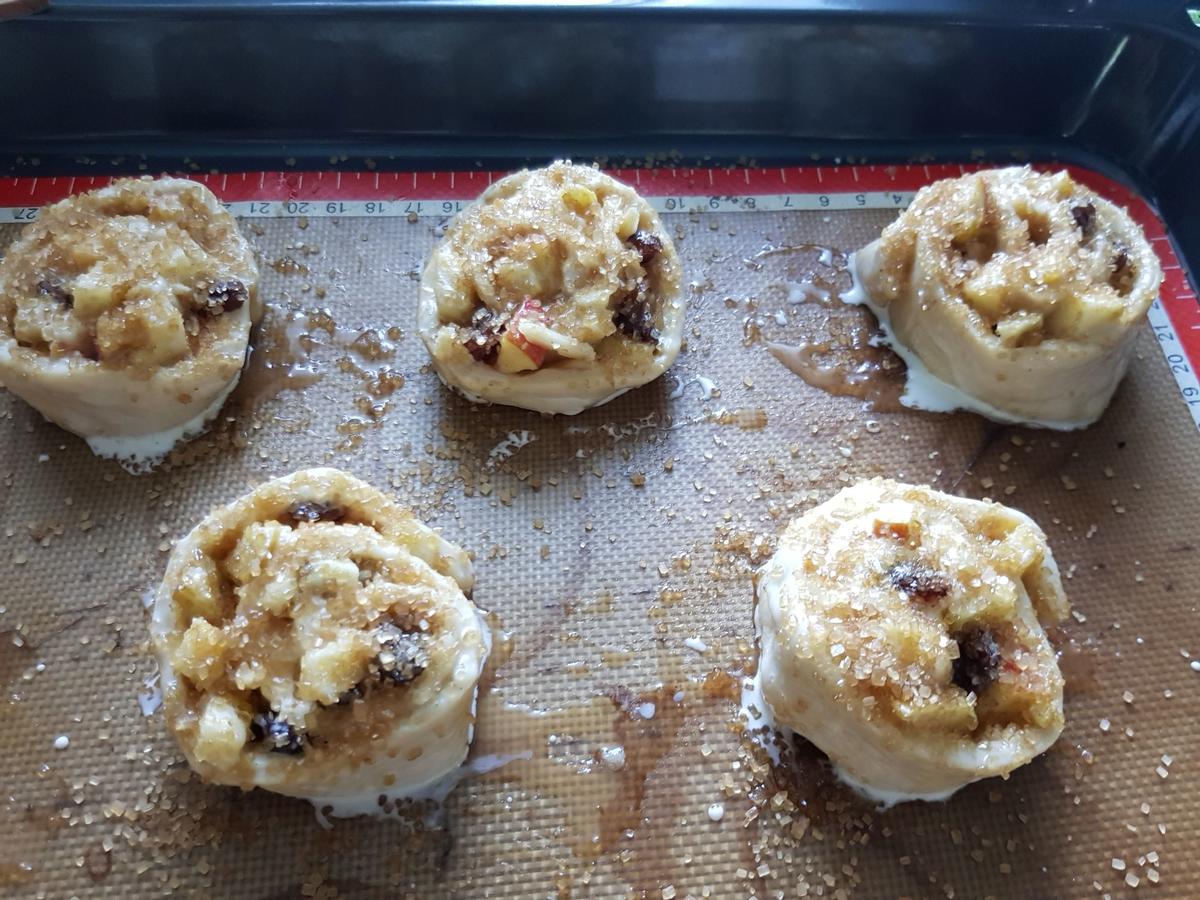 Apfelschnecken aus Hefeteig...&amp;quot;Anfänger-tauglich&amp;quot; - Rezept mit Bild ...