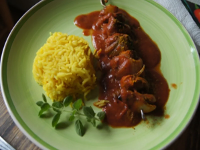 Rezept: Schaschlik-Spieß mit würziger Sauce und Basmatireis Bild Nr. 14 Schaschlik-Spieß mit würziger Sauce und Basmatireis - Rezept - Bild Nr. 14