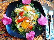 Exotischer, gemischter Salat mit Thunfisch und Mango - Rezept - Bild Nr. 14309