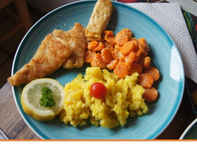 Seelachsfilet mit Möhrenblüten und Kartoffelstampf - Rezept - Bild Nr. 18